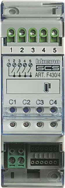 LEGRAND F430/4 Reiheneinbau Heizungsaktor 4-fach