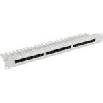 Lanberg 19" Patchpanel 1U 24-Port CAT.5E UTP+ Kabelorg. gr (PPU5-1124-S)