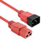 ACT Powercord C20 - C21 IEC60320 red 2.5 m (AK5363)