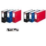 herlitz PP-Ordner maX.file protect, A5 quer, schwarz Rückenbreite: 75 mm, PP-Kunststoffbezug, Einsteckrücken- (10842334)