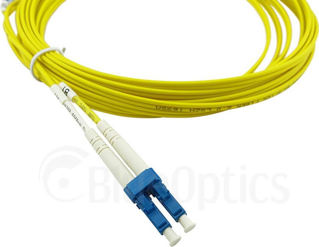 Kompatibles HPE AK346A BlueOptics Duplex LWL Patchkabel, LC-UPC/LC-UPC beige, 5 Meter, Singlemode, E9/125µm G.657.A1, Eingangsdämpfung: unter 0.2dB, Markenfaser, Keramik Ferrule, inkl. Messprotokoll (AK346A-BO)
