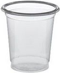 PAPSTAR Kunststoff-Schnapsglas "pure", PLA, 2 cl, glasklar aus Bio-Kunststoff PLA (Polylactid), Durchmesser: 39 mm, - 1 Stück (87820)