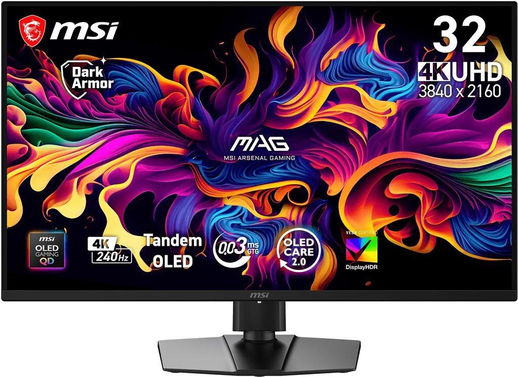 MSI MAG 321UPDE X24 32" 4K UHD 240 Hz Tandem OLED Schwarz