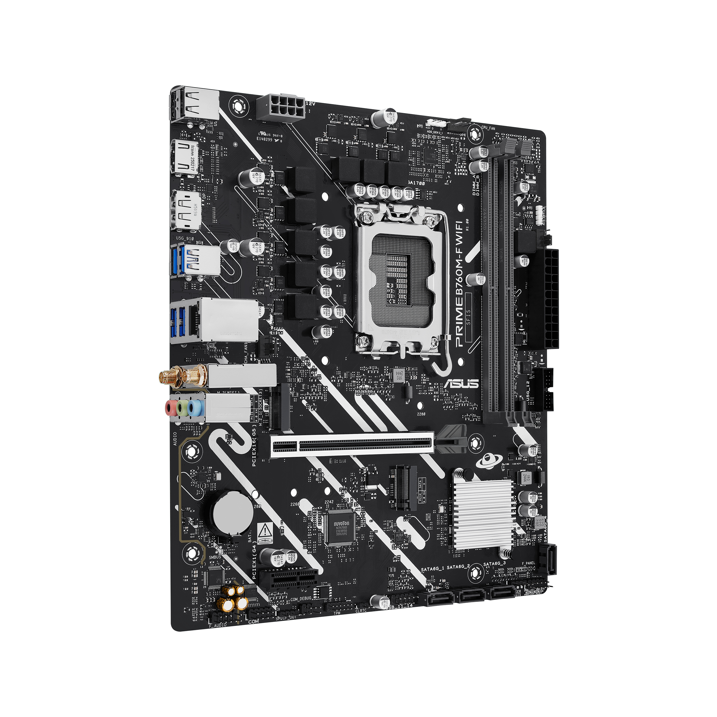 ASUS PRIME B760M-F WIFI Mainboard Micro ATX LGA1700 Intel B760 DDR5