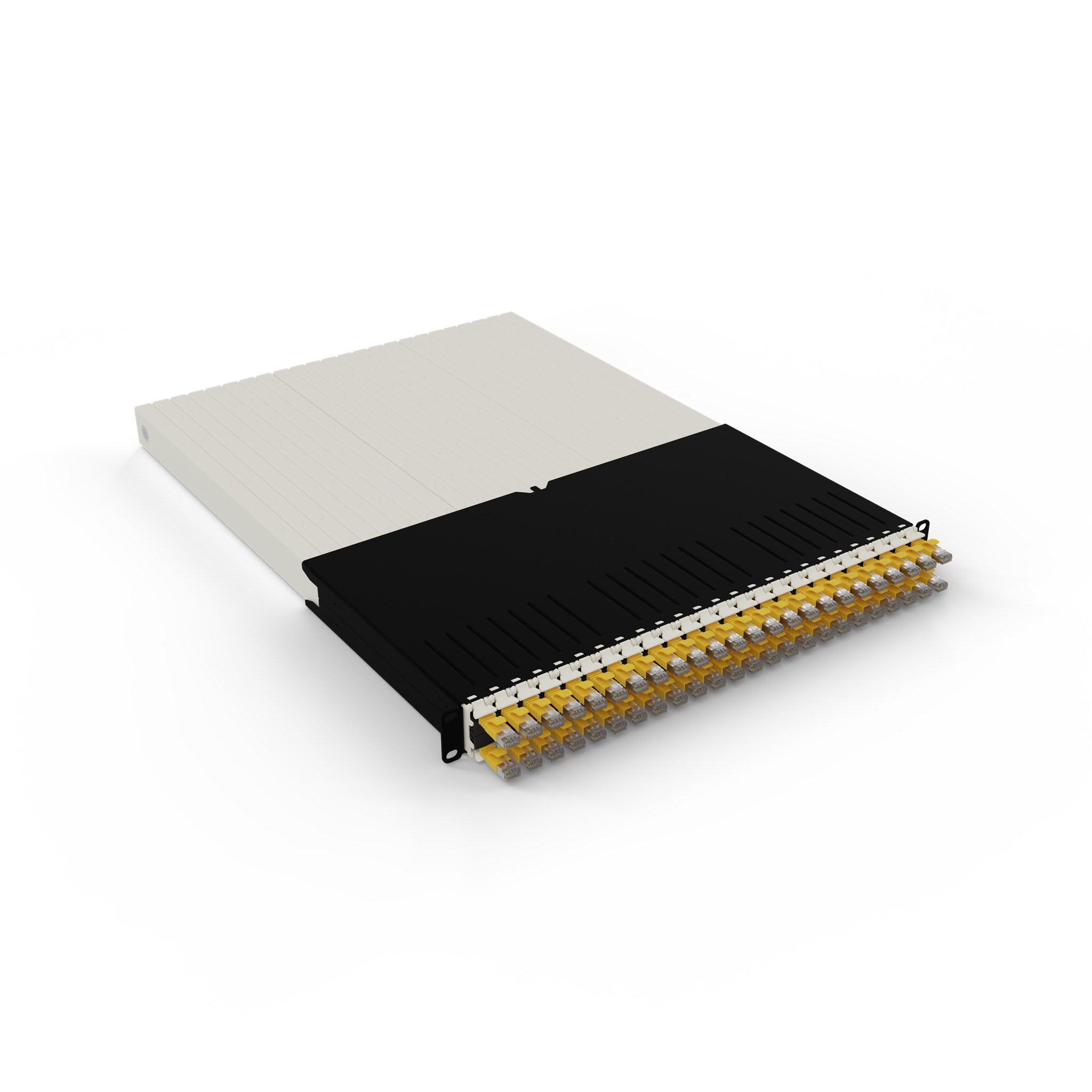 PATCHBOX patchbox.one 30RU STP CAT 6a Gelb