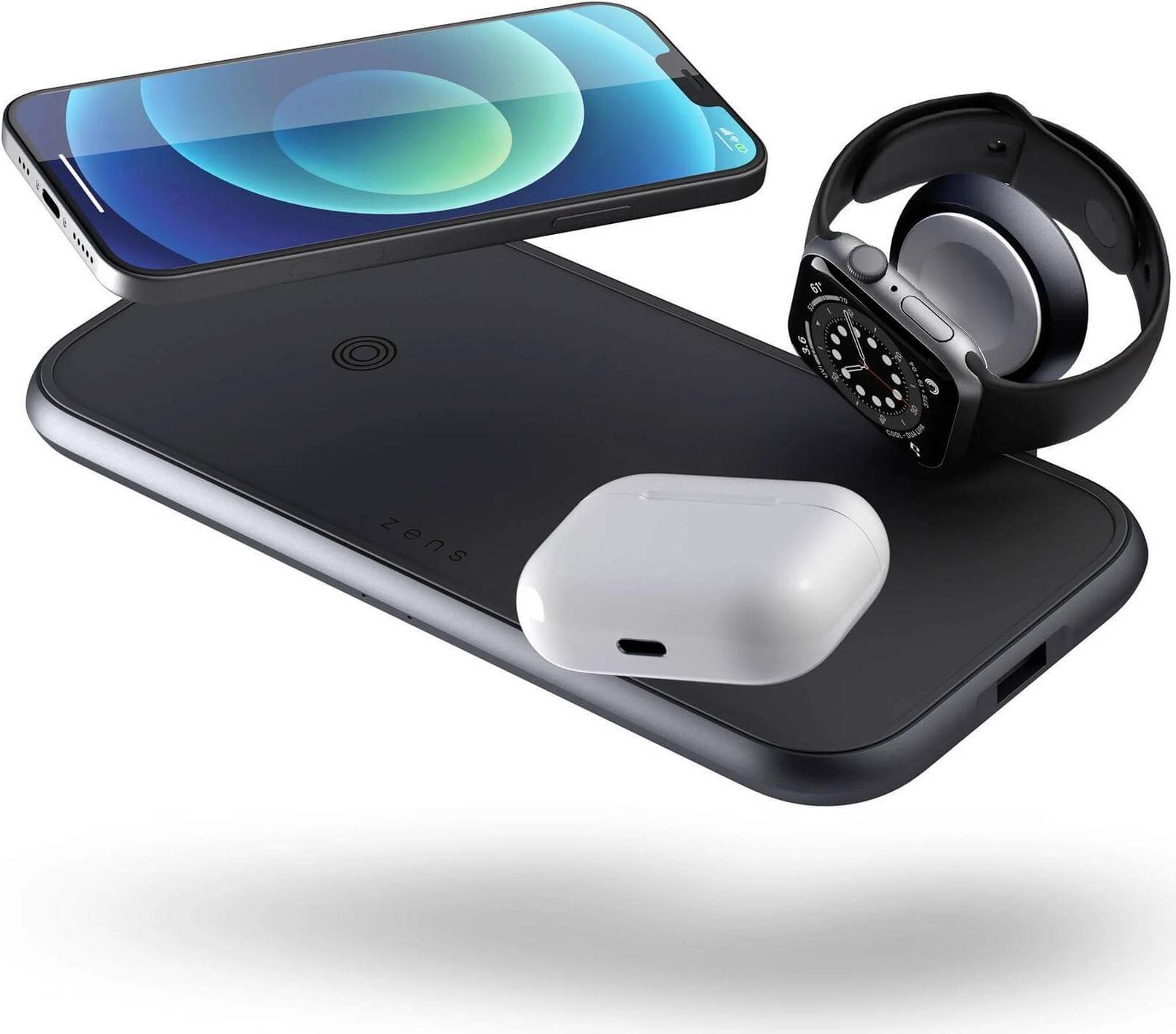 ZENS ZEDC14B 4-in-1 Wireless Ladegerät Schwarz