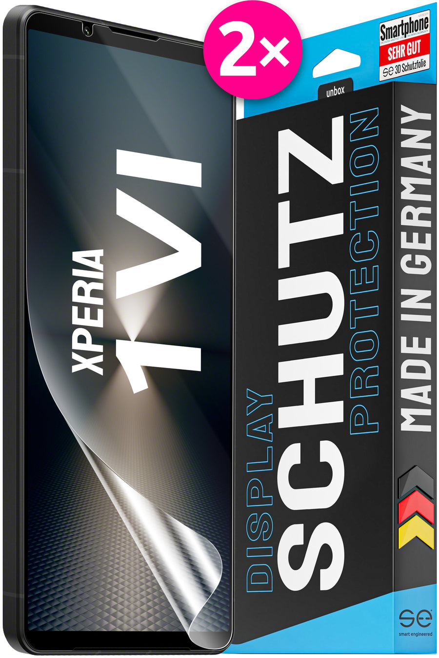 se 3D Schutzfolie Sony Xperia 1VI (VPE 2) (SE0-F0101-0513-24-M)
