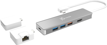 j5create JCD375-N USB-C™ Modular Multi-Adapter mit 2 Bausautz (JCD375-N)