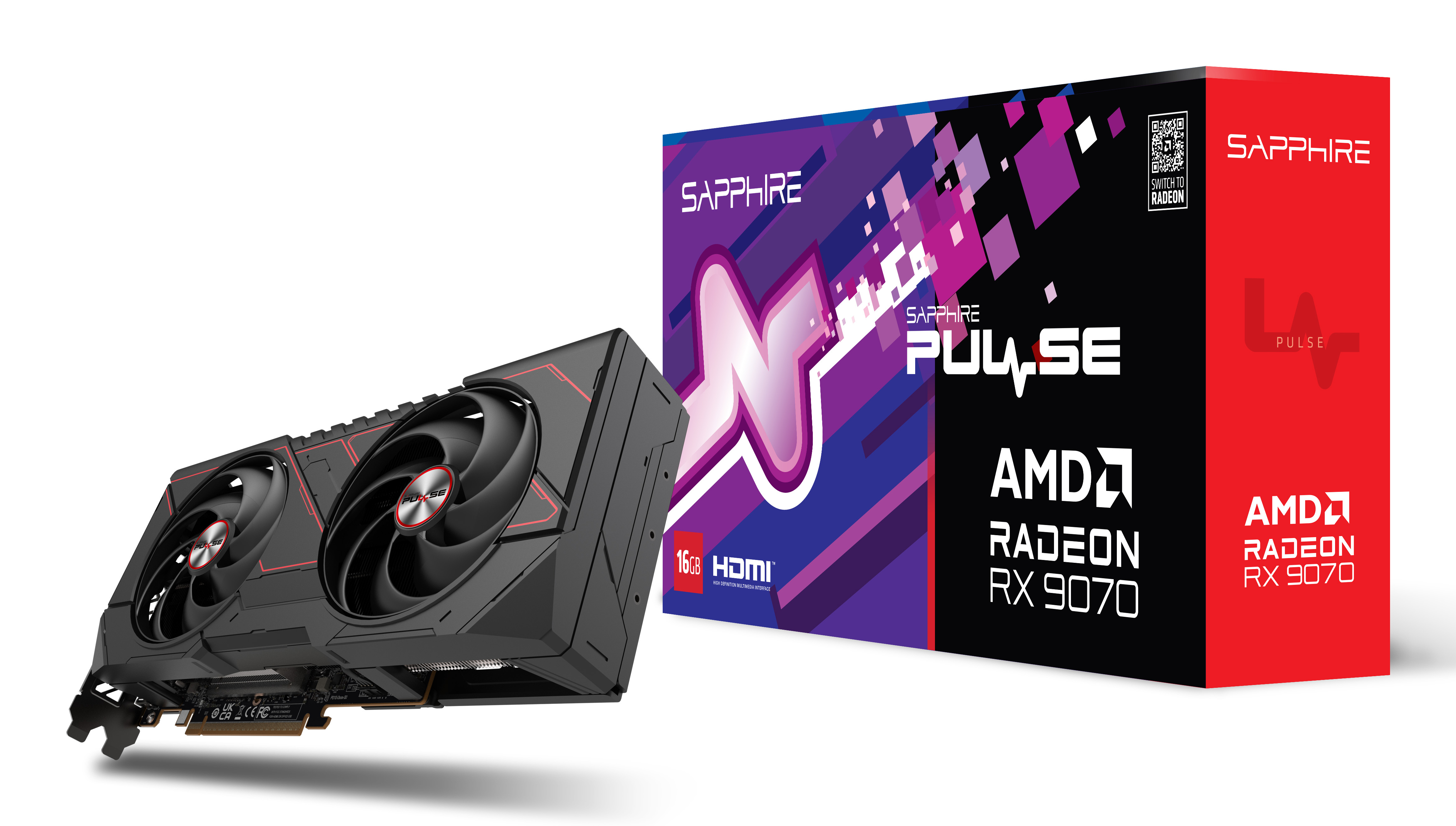 Sapphire Pulse Radeon RX 9070 16 GB GDDR6 Schwarz