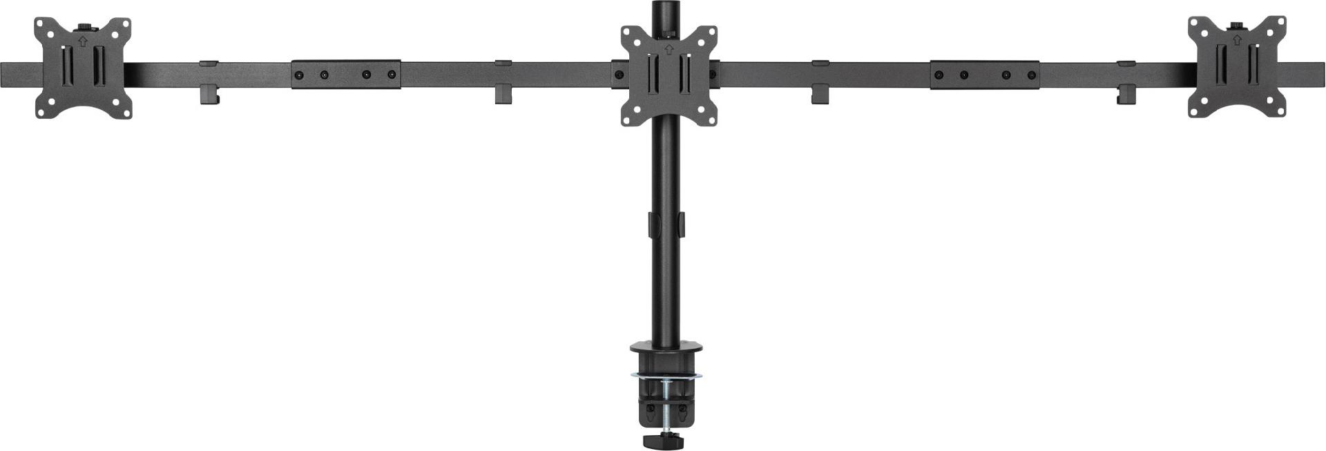 InLine Tischhalterung für 3 LCD-/LED-Displays bis 32" max. 7 kg Schwarz