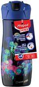 Maped Trinkflasche DEEPSEA PARADISE, 0,58 l Korpus aus Edelstahl mit Quallen-Motiv, Trinkhalm kommt - 1 Stück (871399)