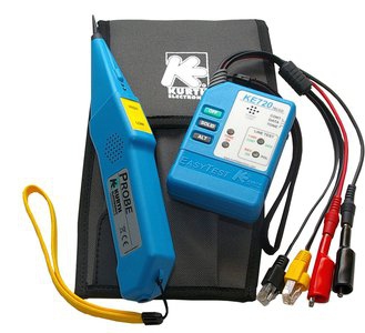GMC-I Gossen KE 701 Telco-Leitungssucher Kit mit Easytest 720 und Probe 410 D170C Blau