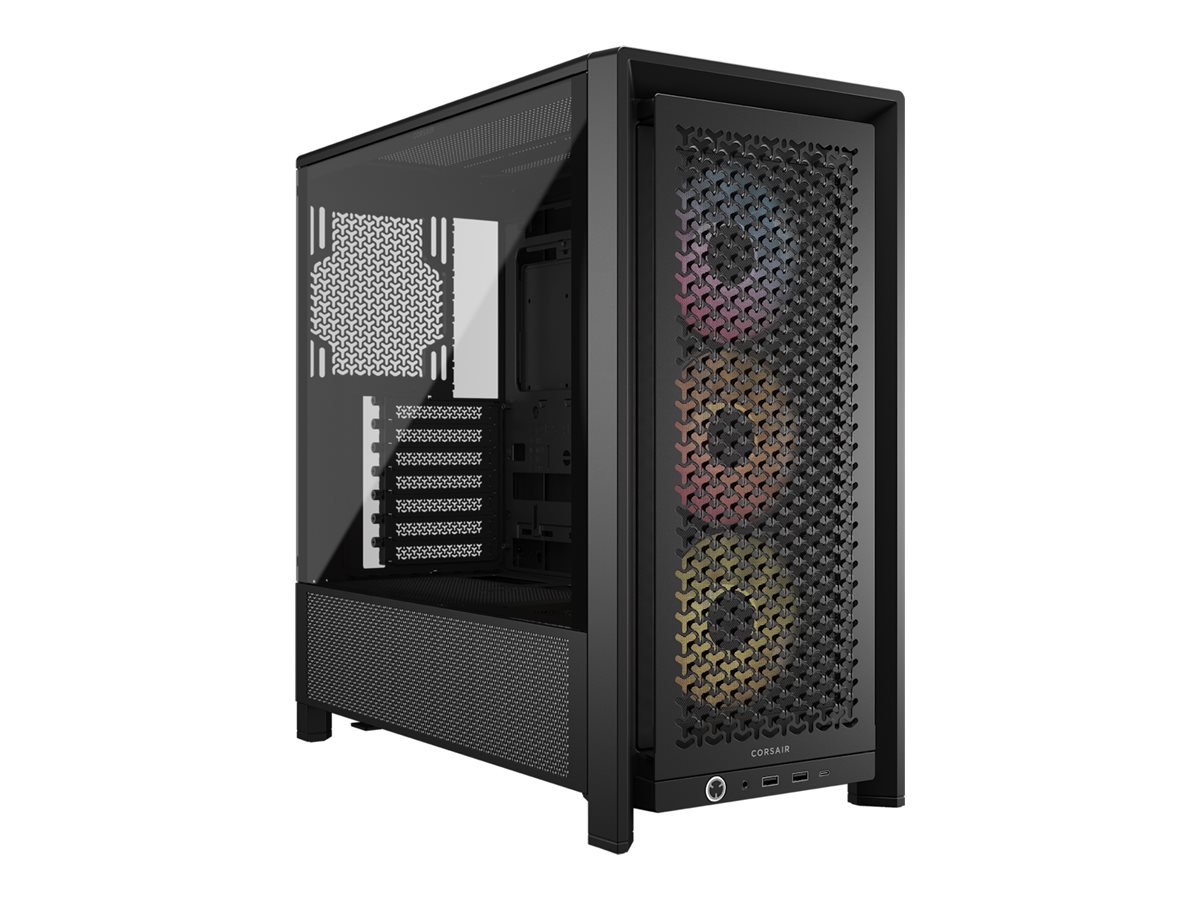 Corsair FRAME 4000D RS ARGB Midi-Tower E-ATX Gehärtetes Glas Schwarz