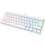 Deltaco Gaming GAM-075-W-DE Kabelgebunden Gaming-Tastatur Beleuchtet Deutsch, QWERTZ Weiß (GAM-075-W-DE)