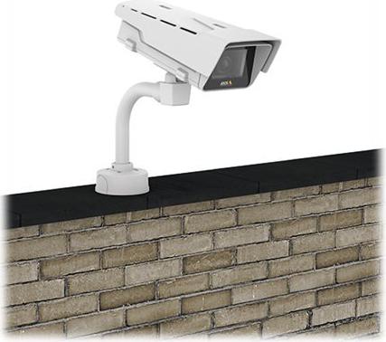 Axis T94Q01F Kameragehäuse Montageset für Decken- und Pfostenmontage, Innen- und Außenbereich, Weiß