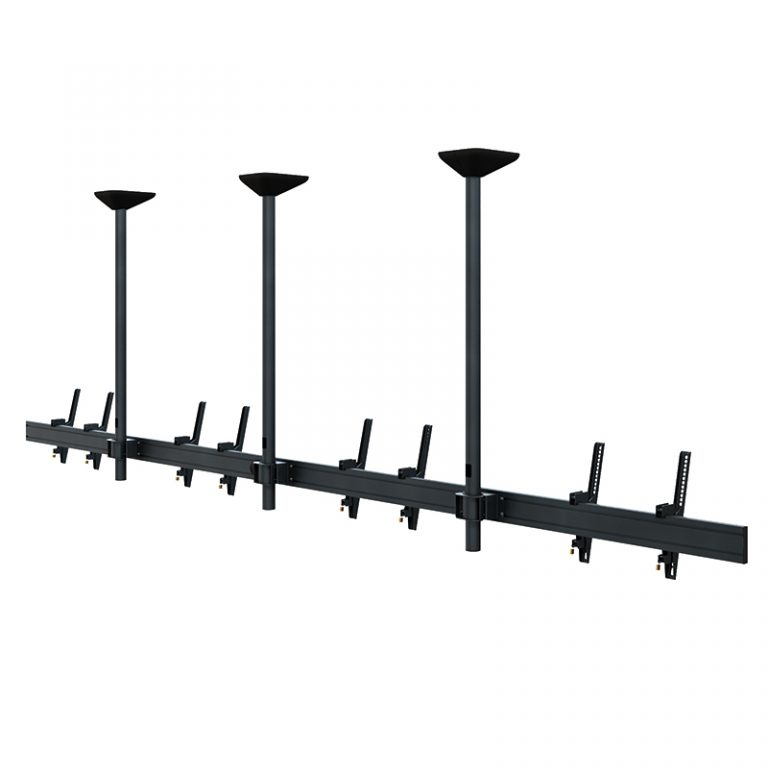 HAGOR comPROnents CPS Menuboard D4L Deckenhalterung 46-65" für 4 Displays Side-by-Side Schwarz
