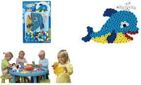 Hama Bügelperlen maxi "Wal", im Blister Durchmesser Bügelperle maxi: 10,0 mm - 1 Stück (00008932)