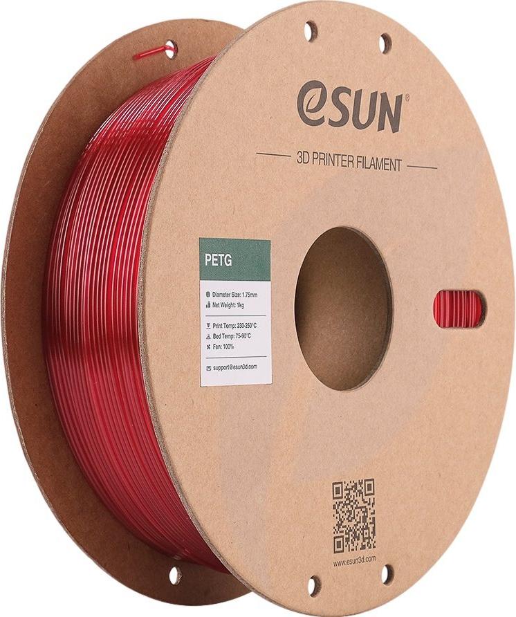 PETG 1,75mm TRANSLUCENT MAGENTA 1kg ESUN 3D FILAMENT (PETG175T-PP1P1)