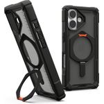 UAG Urban Armor Gear Plasma XTE MagSafe Kickstand Case | Apple iPhone 17 | schwarz/pop orange | 114526114097 (114526114097)