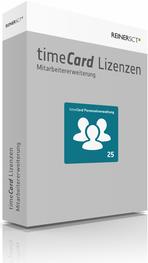 ReinerSCT timeCard 6 Personalverwaltung Erweiterung 25 User (2749600-461)