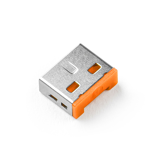 Smartkeeper UL03PKOR USB Typ-A Schnittstellenblockierung 6er-Set Orange