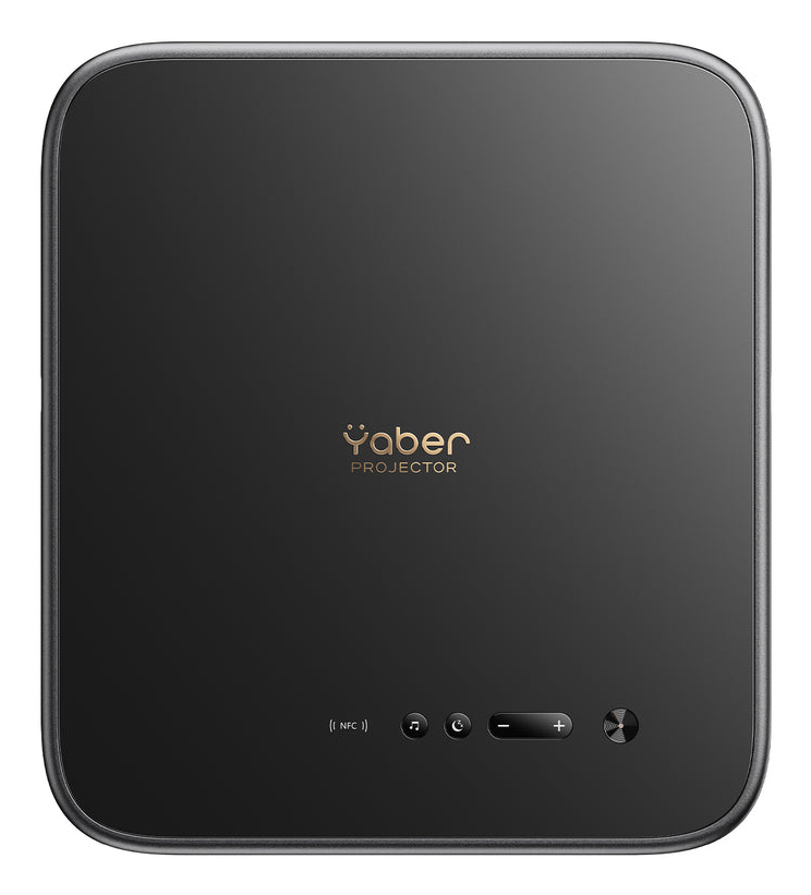 YABER K3 LCD-Projektor 1600 ANSI-Lumen Full HD 1080p WLAN Bluetooth HDMI Schwarz