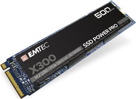 Emtec X300 M.2 500 GB PCI Express 3.0 3D NAND NVMe (ECSSD500GX300)