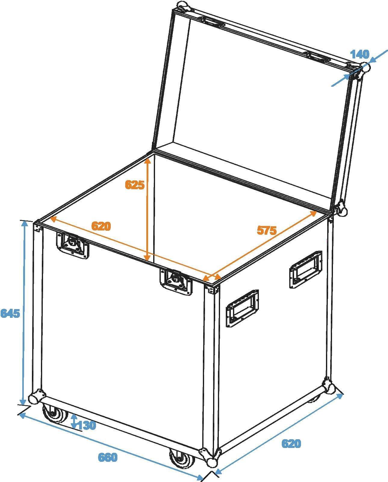 ROADINGER Universal-Tour-Case 60cm mit Rollen Profi (30126416)