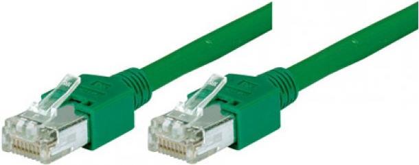 Patchkabel S/UTP, Cat 5e, grün, 2,0 m PVC, hochflexibel, mit Dätwyler-Kabel und Hirosesteckern TM11 (71902G)