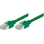 Patchkabel S/UTP, Cat 5e, grün, 2,0 m PVC, hochflexibel, mit Dätwyler-Kabel und Hirosesteckern TM11 (71902G)
