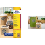 AVERY Zweckform Naturbraune Etiketten, rund, Durchm.: 40 mm Kraftpapier aus 100% Recycling-Material, permanent haftend - 1 Stück (L7105-25)