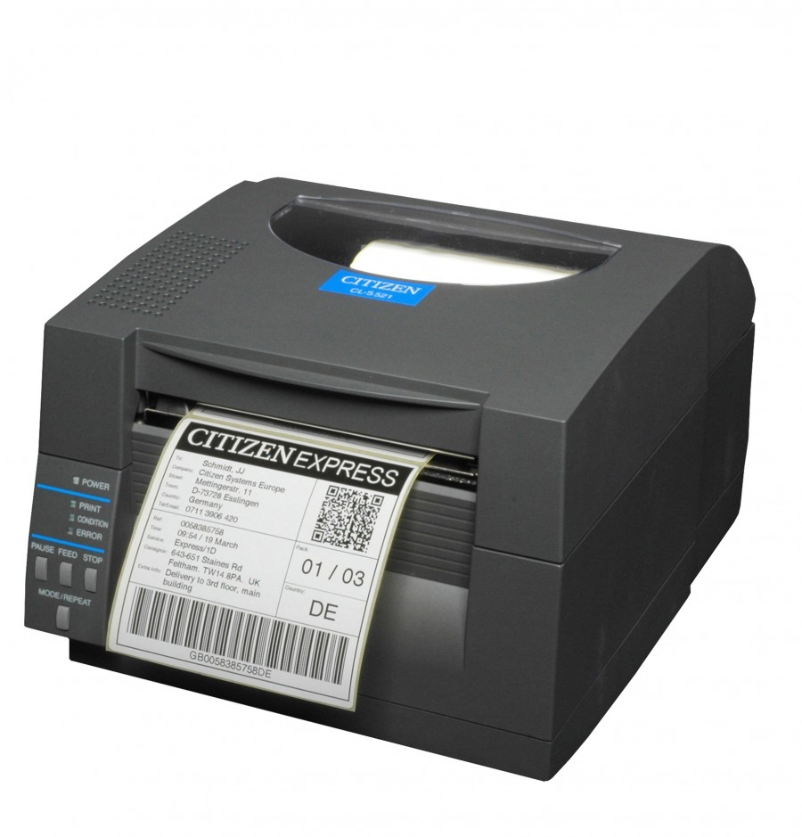 Citizen CL-S521II Etikettendrucker Thermodirekt 203 dpi Schwarz