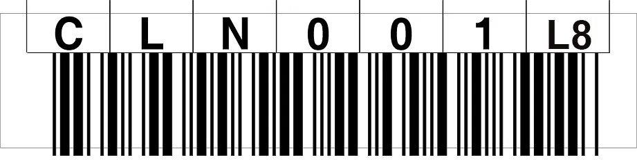 ASTAR CLN HORIZ. CLN001-CLN020 L8 (20) LTOCLNL8120 LTO Cleaning Label ASTAR (LTOCLNL8120)