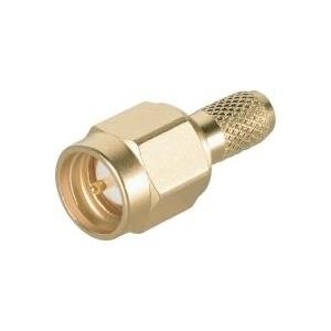 Telegärtner SMA-Kabelstecker Crimp G05 löt/crimp, C0105, G05 (RG-223/U), Rg-142 B/U, Gold (Standard) - 1 Stück (J01150A0031)