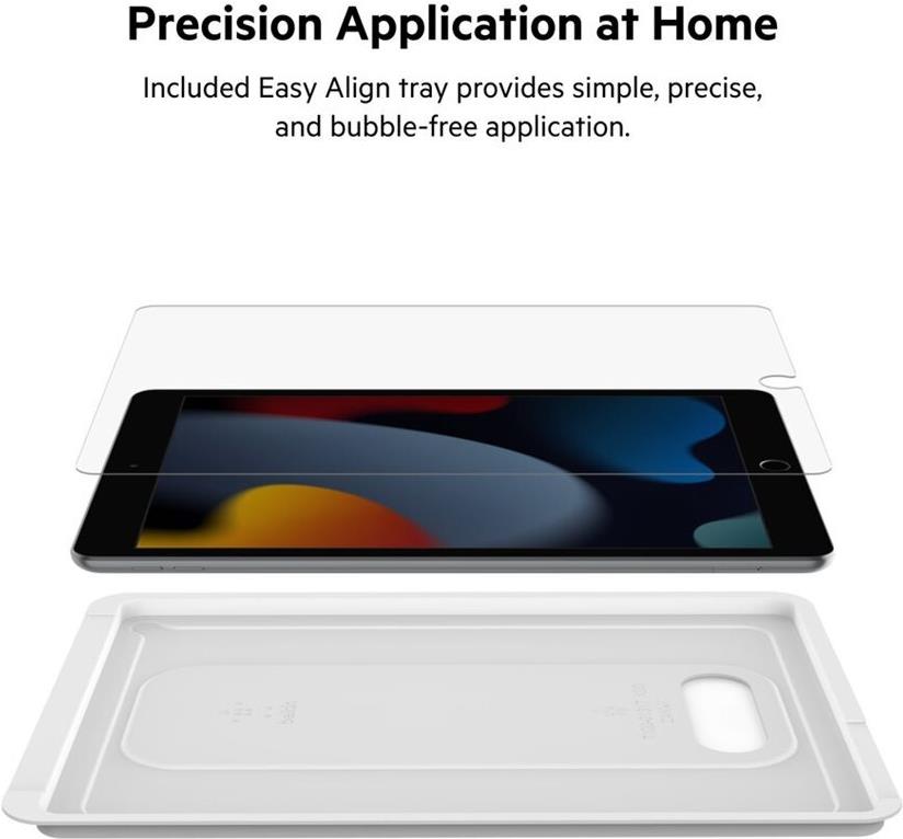 Belkin Screenforce Tempered Glass Bildschirmschutz 10,5" 9H Transparent