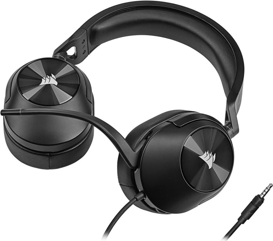 Corsair HS55 Stereo Gaming-Headset 3,5 mm Klinke Stereo Kohle
