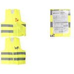 FIRST AID ONLY Kinder-Pannenweste/Warnweste "Fuchs", gelb Einheitsgröße (für Körpergröße 122 (P-91925 00)