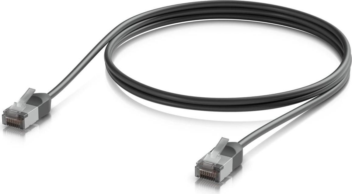 Ubiquiti Ultra-thin, rugged, shielded GbE networking (UACC-CABLE-PATCH-OUTDOOR-C6A-1M-BK)