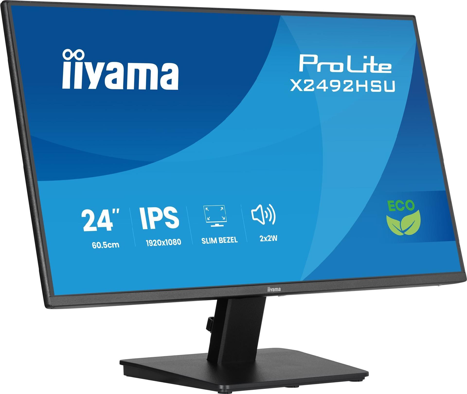 iiyama ProLite X2492HSU-B1 24" IPS 1920 x 1080 120 Hz Mattschwarz
