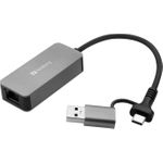 SANDBERG Netzwerkadapter - USB-C / USB-A (136-68)