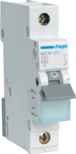Hager MCN101 Elektroschalter 1P (MCN101)