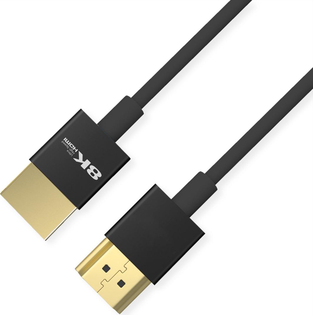 ROLINE Ultra HD HDMI Kabel Slim 8K60Hz Graphene ST/ST (11.04.5923)