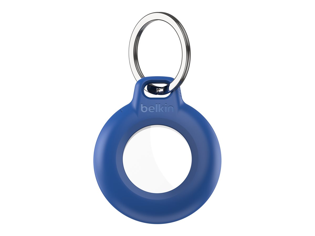 Belkin Secure Holder AirTag Hülle mit Schlüsselring IPX8 Blau