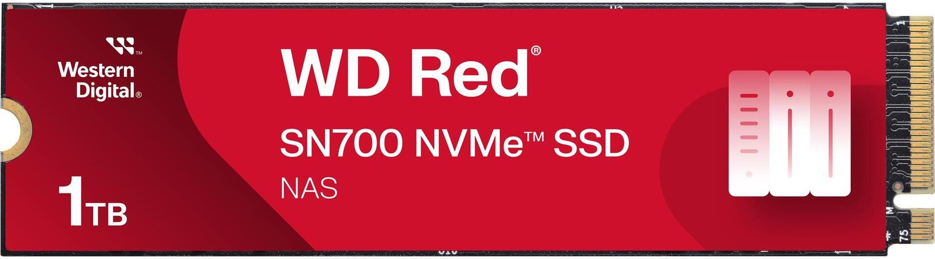 WD Red SN700 WDS100T1R0C 1 TB SSD M.2 2280 PCIe 3.0 x4 (NVMe)