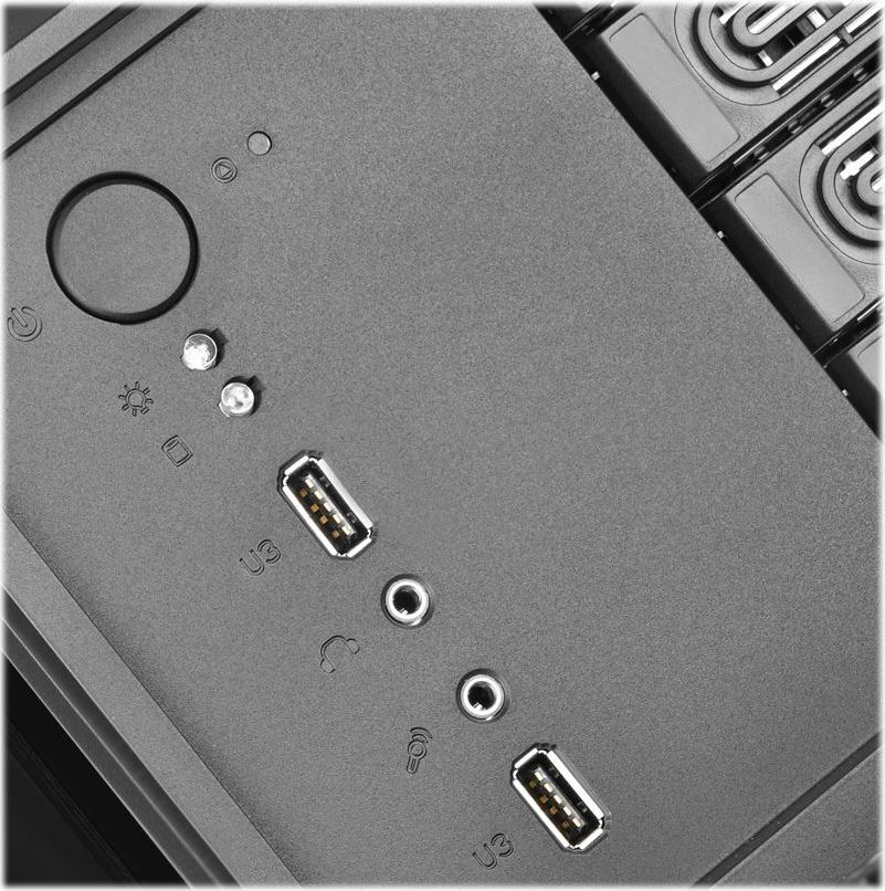 SilverStone Case Storage CS381 micro ATX Tower Schwarz