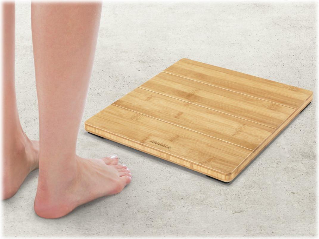 Soehnle Style Sense Bamboo Magic Personenwaage Braun