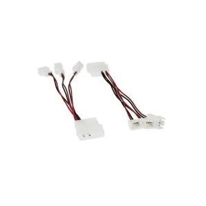 InLine® Lüfter Adapterkabel, 12V -zu 5V, für 3 Lüfter (33005A)