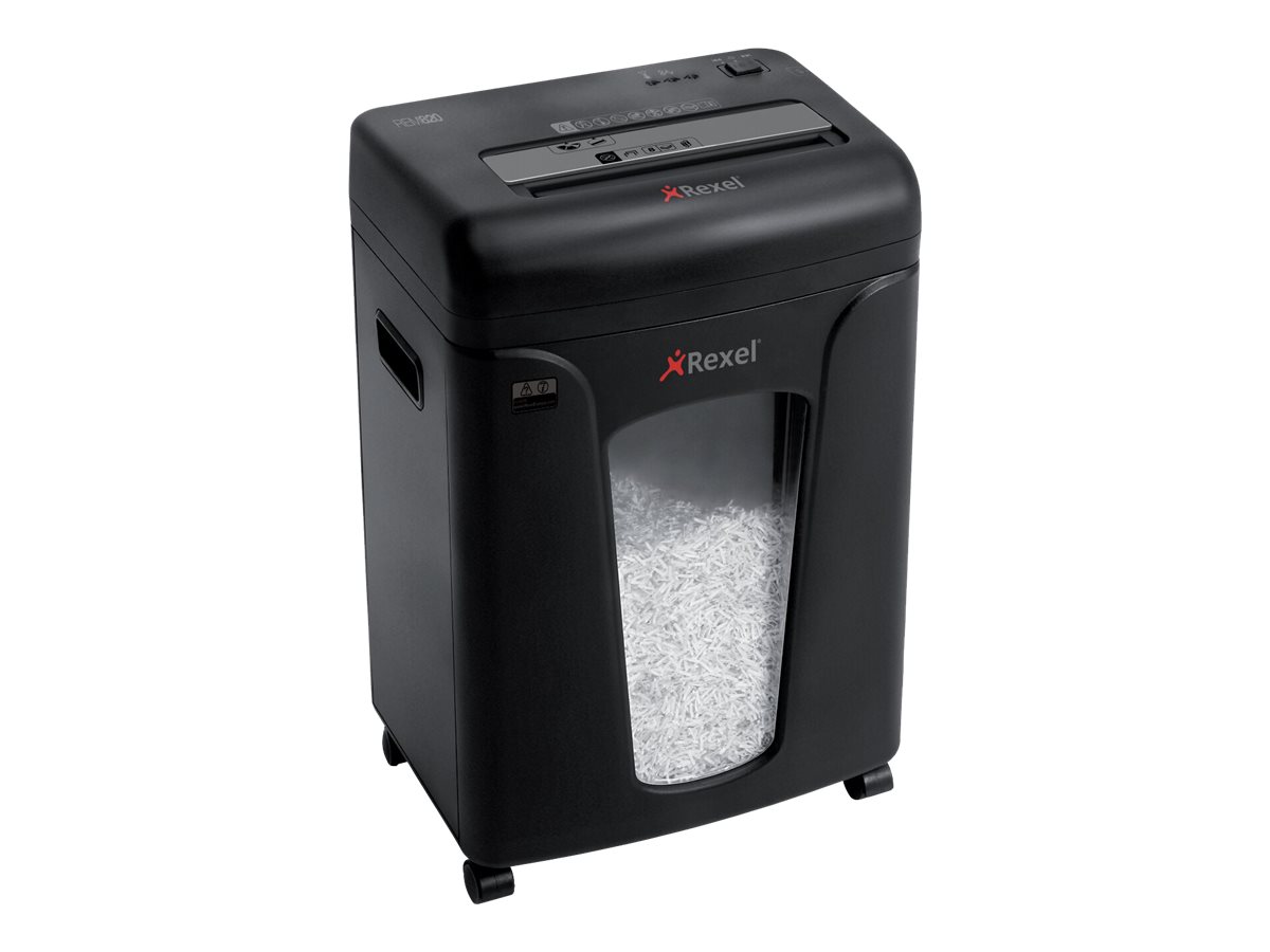 Rexel REM820 Aktenvernichter Mikroschnitt 9 Blatt 21 Liter Schwarz
