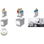 ELBA 100333274 Archivbox tric 10 cm breit 10 Stück für Hängeregistratur mit Reiter in der Farbe grau (100333274)