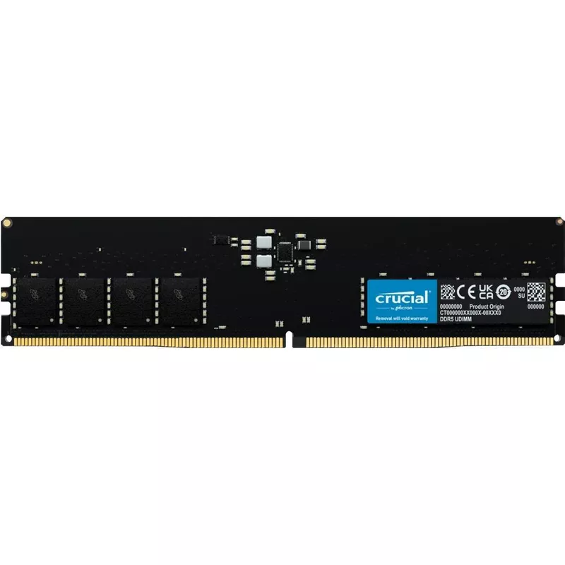 Crucial 32GB DDR5-5200 UDIMM CL40 (16Gbit) (CT32G52C42U5) (B-Ware)